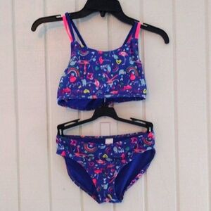 Girls cat & Jack swim 2 pc